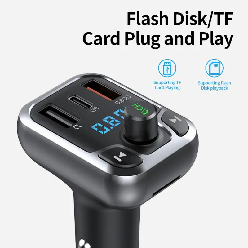 FM-передатчик Bluetooth 5,0, автомобильный комплект громкой связи, аудио mp3-плеер с PPS QC3.0 QC4.0 20 Вт, быстрое зарядное устройство, автомобильный FM-модулятор
FM-передатчик Bluetooth 5,0, автомобильный комплект громкой связи, аудио mp3-плеер с PPS QC3.0 QC4.0 20 Вт, быстрое зарядное устройство, автомобильный FM-модулятор