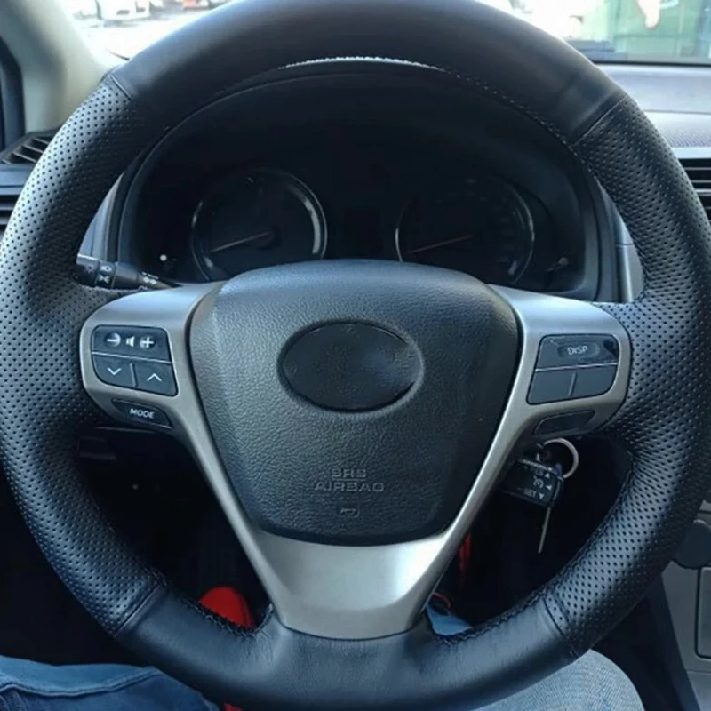 Hand Sewing Car Steering Wheel Cover For Toyota Verso EZ Avensis Customize DIY Steering Wrap Genuine Leather
Hand Sewing Car Steering Wheel Cover For Toyota Verso EZ Avensis Customize DIY Steering Wrap Genuine Leather