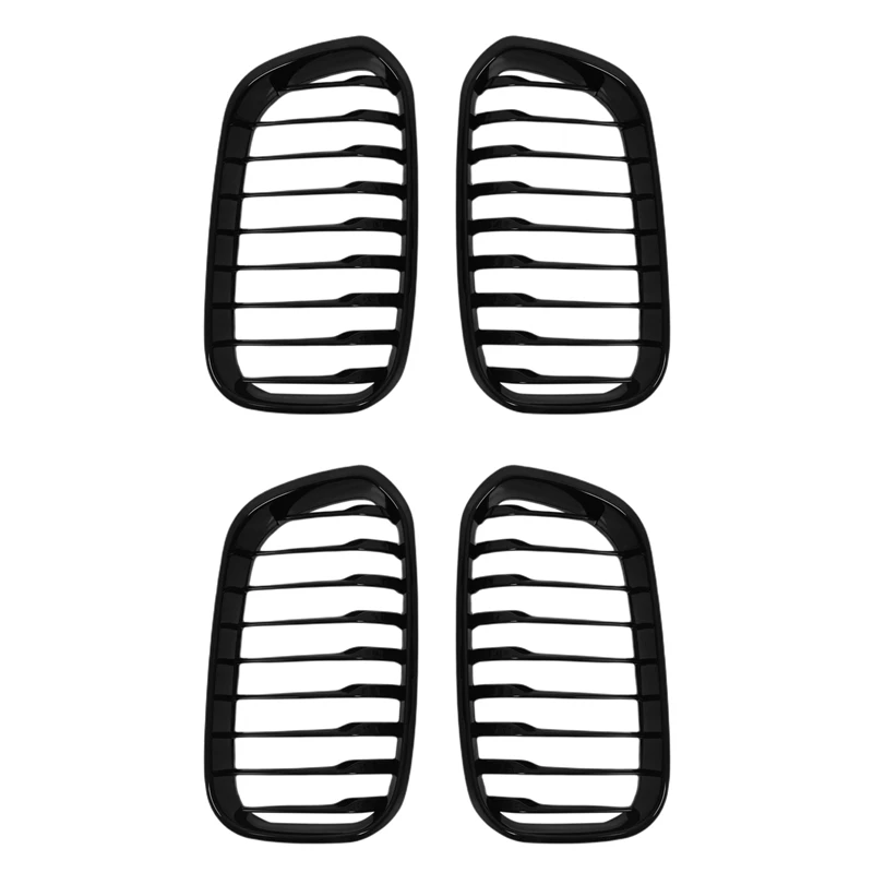 4X Front Hood Grille/Grilles Single Slat Kidney Grille Frame For BMW F20 LCI 1-Series 2015-2018 
4X Front Hood Grille/Grilles Single Slat Kidney Grille Frame For BMW F20 LCI 1-Series 2015-2018