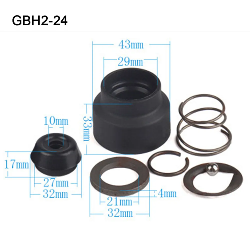 Для Bosch GBH2-20/2-24/2-26, крышка патрона для дрели, Цанга для дрели, 1 шт., черный патрон, запасные части, абсолютно новые
Для Bosch GBH2-20/2-24/2-26, крышка патрона для дрели, Цанга для дрели, 1 шт., черный патрон, запасные части, абсолютно новые