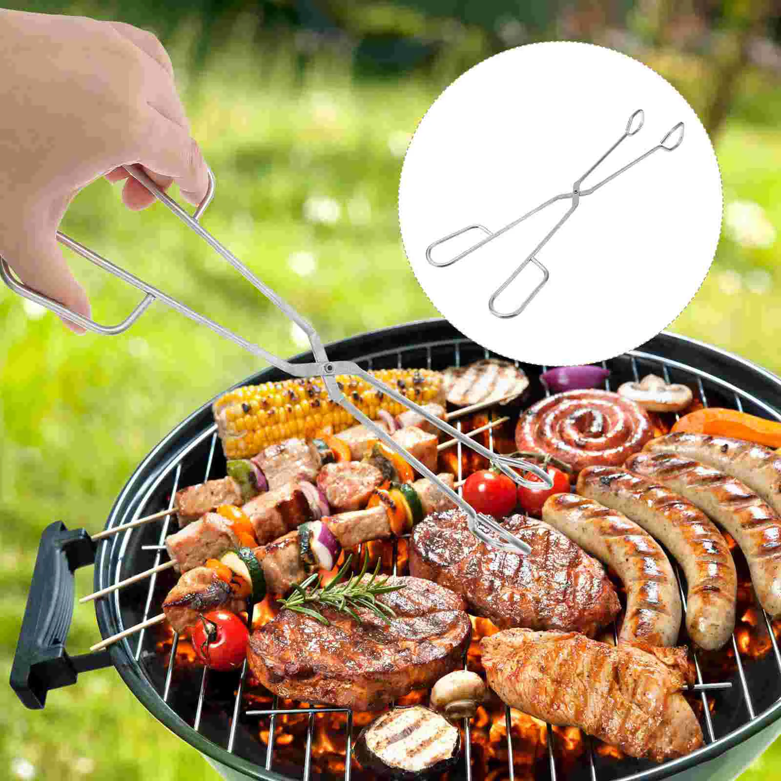 Tongs with Silicone Tips Stainless Steel Clamps Silicone Bread Tong for Heat Resistant Kitchen Barbecue Cooking
Tongs with Silicone Tips Stainless Steel Clamps Silicone Bread Tong for Heat Resistant Kitchen Barbecue Cooking