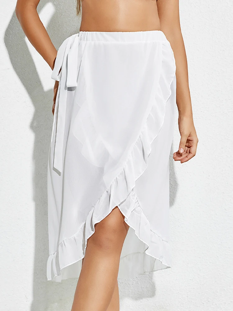 Tossy New Chiffon Pareo Scarf Bikini Cover Up For Swimwear Women 2022 Summer Solid Wrap Beach Wear Cover-Up Skirts Bathing Suit
Tossy New Chiffon Pareo Scarf Bikini Cover Up For Swimwear Women 2022 Summer Solid Wrap Beach Wear Cover-Up Skirts Bathing Suit