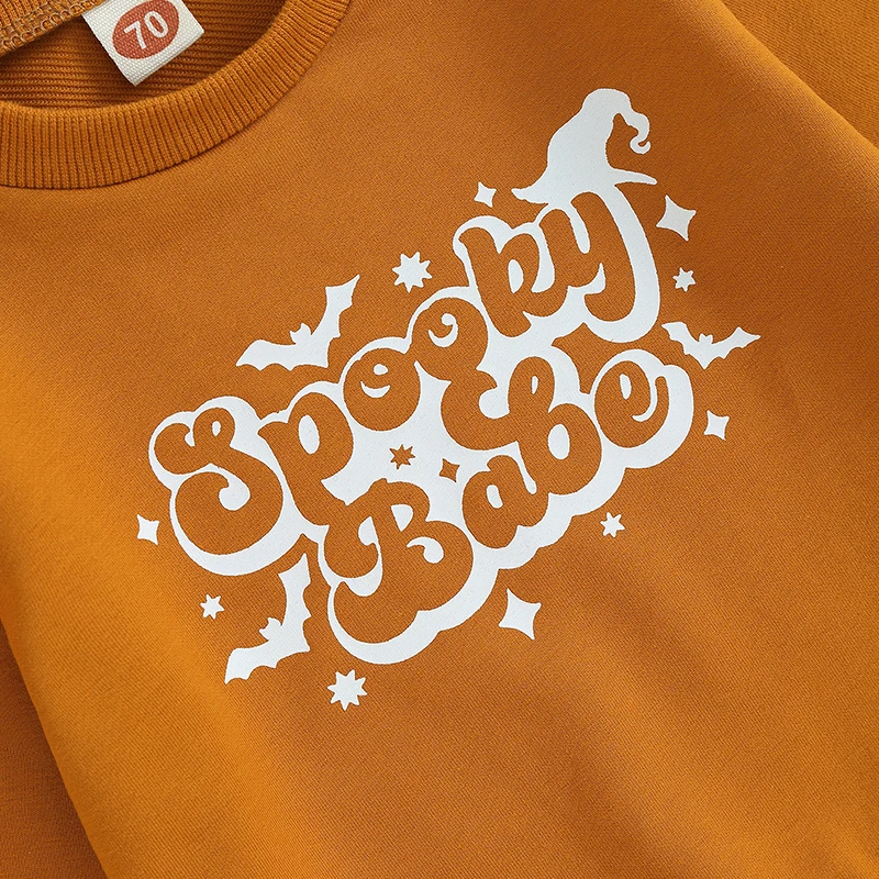 Toddler Girls Fall Outfits Letter Print Sweatshirts Pumpkin Flower Rainbow Print Flare Pants 2Pcs Halloween Clothes Set
Toddler Girls Fall Outfits Letter Print Sweatshirts Pumpkin Flower Rainbow Print Flare Pants 2Pcs Halloween Clothes Set