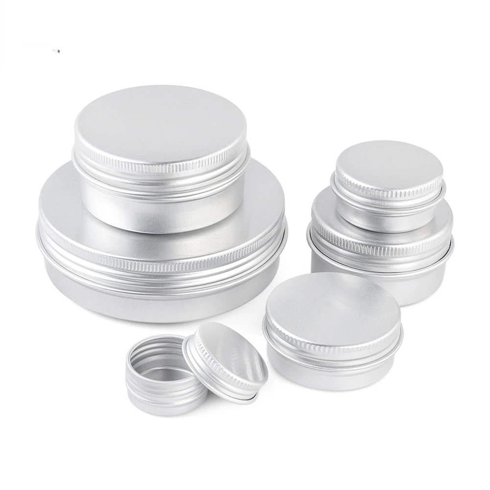 1PC 5g 10g 15g 30g 50g 100g Aluminum Tin Jars Metal Empty Storage Box Small Cosmetic Face Eye Cream Lip Balm Packaging
1PC 5g 10g 15g 30g 50g 100g Aluminum Tin Jars Metal Empty Storage Box Small Cosmetic Face Eye Cream Lip Balm Packaging