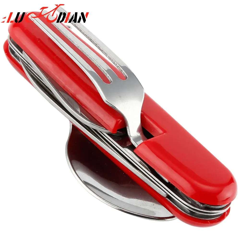 Portable Fork Knife Wear-resistant New Folding Fork Spoon Durable 4 In 1 Tableware Outdoor Tableware Set Multifunctional
Portable Fork Knife Wear-resistant New Folding Fork Spoon Durable 4 In 1 Tableware Outdoor Tableware Set Multifunctional