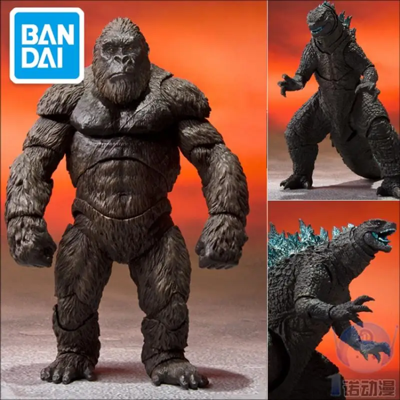 Bandai оригинальный 2021 фильм Godzilla Vs Kong S.H. Экшн-фигурки MonsterArts, декоративная коллекция, фотоигрушки
Bandai оригинальный 2021 фильм Godzilla Vs Kong S.H. Экшн-фигурки MonsterArts, декоративная коллекция, фотоигрушки