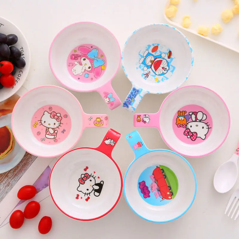 Sanrio мультяшная детская миска Kawaii Hello Kitty меламиновая посуда My Melody защита от падения и ожогов безопасная милая детская чаша
Sanrio мультяшная детская миска Kawaii Hello Kitty меламиновая посуда My Melody защита от падения и ожогов безопасная милая детская чаша