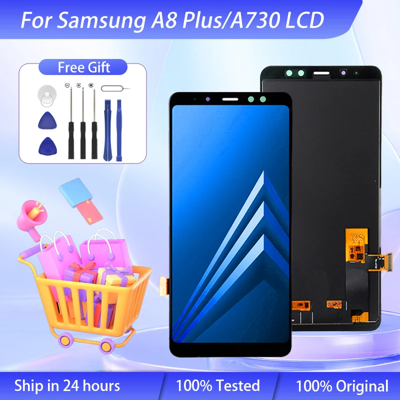 Wholesale For Samsung Galaxy A730 LCD A8 2018 Display Touch A8 Plus Screen Digitizer Panel Glass Assembly Free Ship With Tools
Wholesale For Samsung Galaxy A730 LCD A8 2018 Display Touch A8 Plus Screen Digitizer Panel Glass Assembly Free Ship With Tools