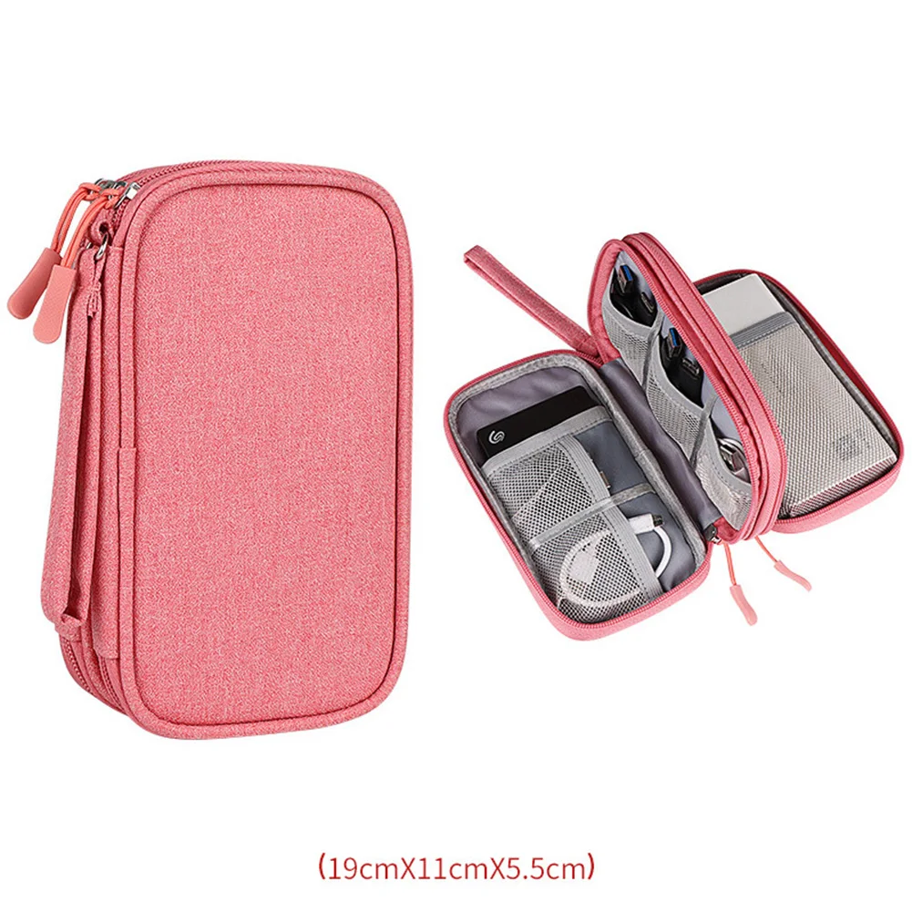 Travel Cable Organizer Bag Pouch Electronic Accessories Carry Case Portable Waterproof Double Layers Storage Bag For Cable Cord
Travel Cable Organizer Bag Pouch Electronic Accessories Carry Case Portable Waterproof Double Layers Storage Bag For Cable Cord