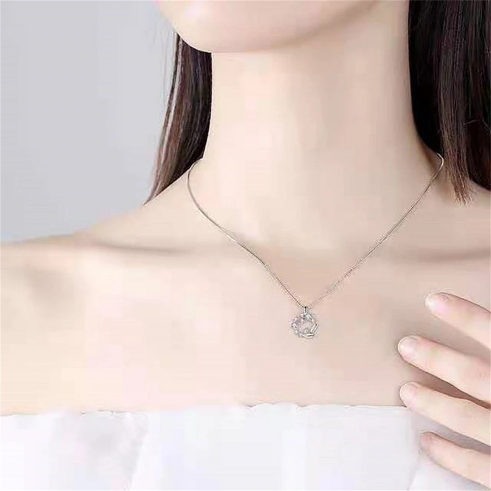 Elegant Zircon Choker Flower Leaf Necklaces for Women Titanium Steel Gold Silver Plated Wreath Clavicle Chain Collares Jewelry
Elegant Zircon Choker Flower Leaf Necklaces for Women Titanium Steel Gold Silver Plated Wreath Clavicle Chain Collares Jewelry