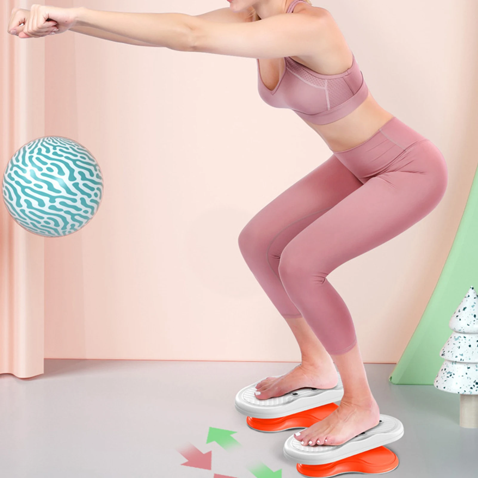 Waist Plate Separate Twister Board Silence Waist Turntable Ergonomic Design Twisting Disc For Squats Aerobic Exercise Lunges
Waist Plate Separate Twister Board Silence Waist Turntable Ergonomic Design Twisting Disc For Squats Aerobic Exercise Lunges