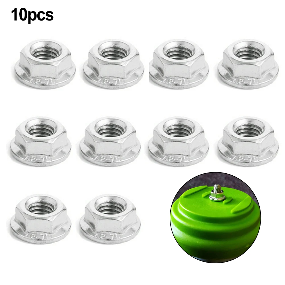 10PCS Protective Gasket Nut Lawn Mower Stainless Steel Cap Nuts M5 For Electric Cordless Grass Trimmer Tool Parts
10PCS Protective Gasket Nut Lawn Mower Stainless Steel Cap Nuts M5 For Electric Cordless Grass Trimmer Tool Parts