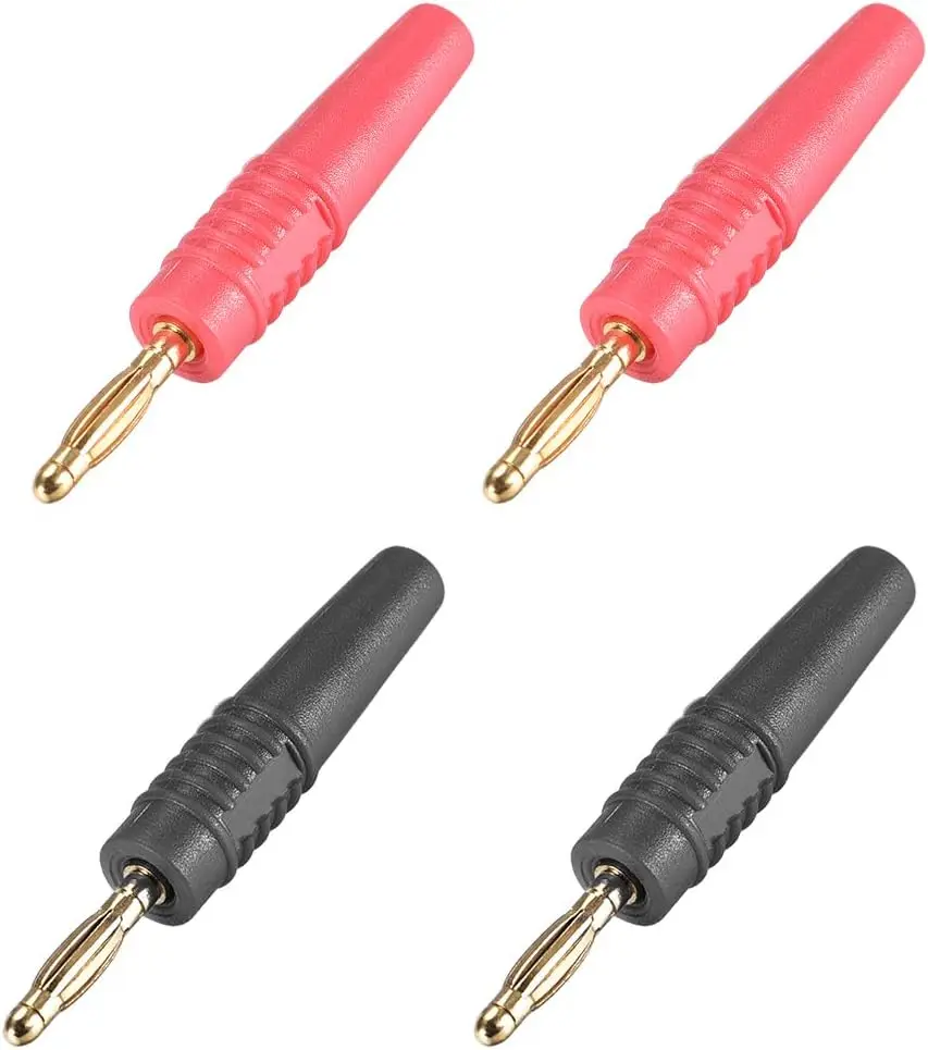 Tcenofoxy Banana Jack 2mm Banana Speaker Plug Cable Screws Connectors Black Red 10A Jack Connector 4pcs
Tcenofoxy Banana Jack 2mm Banana Speaker Plug Cable Screws Connectors Black Red 10A Jack Connector 4pcs