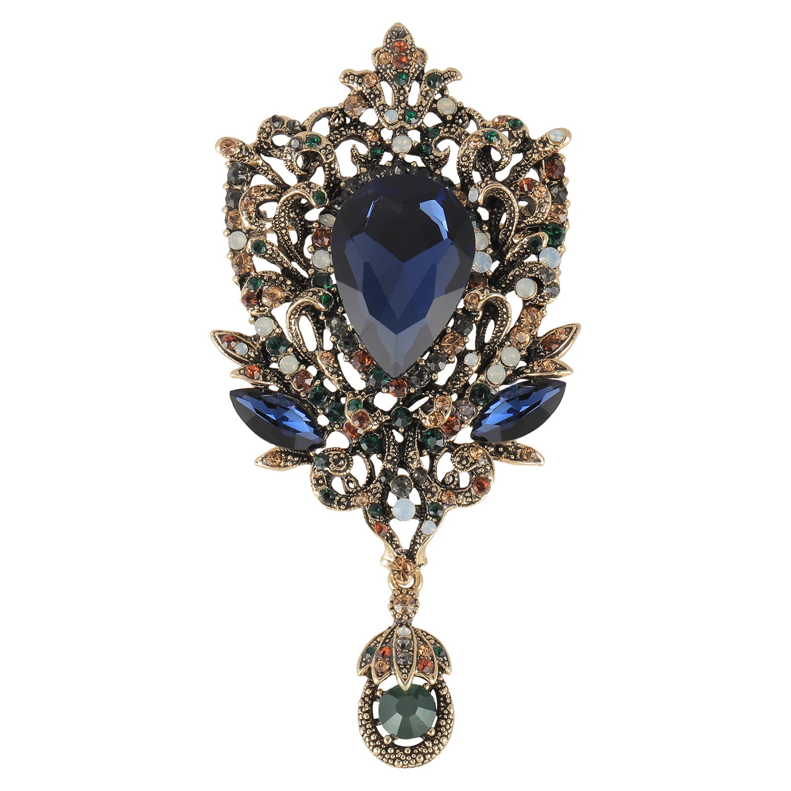 SISSLIA Royal Blue Brooch Bouquey coat brooch pin wedding jewelry party accessories gift
SISSLIA Royal Blue Brooch Bouquey coat brooch pin wedding jewelry party accessories gift
