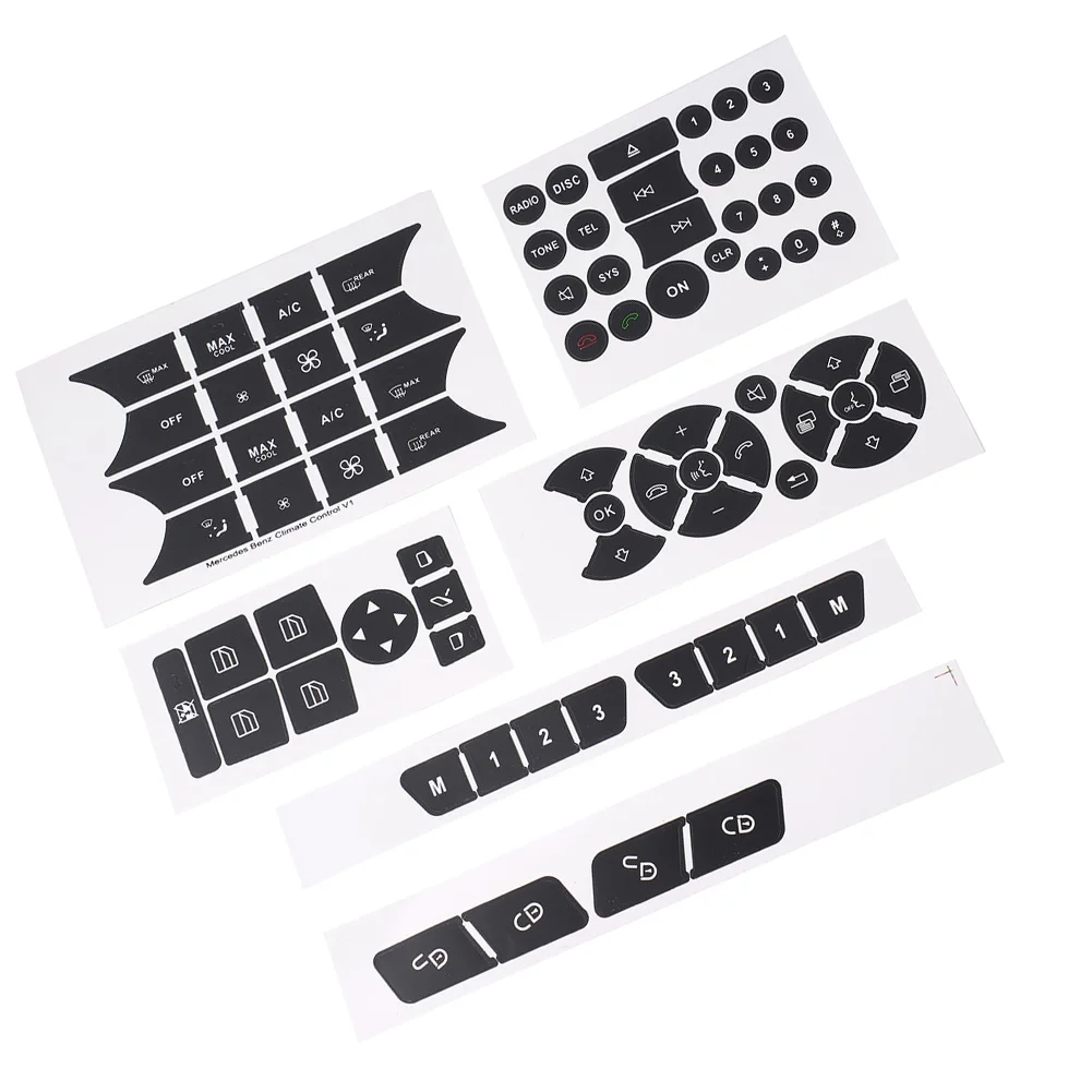 Decals Sticker Button Repair Decor Steering Wheel Windo AC Accessories Accessory Black Brand New Parts Durable
Decals Sticker Button Repair Decor Steering Wheel Windo AC Accessories Accessory Black Brand New Parts Durable