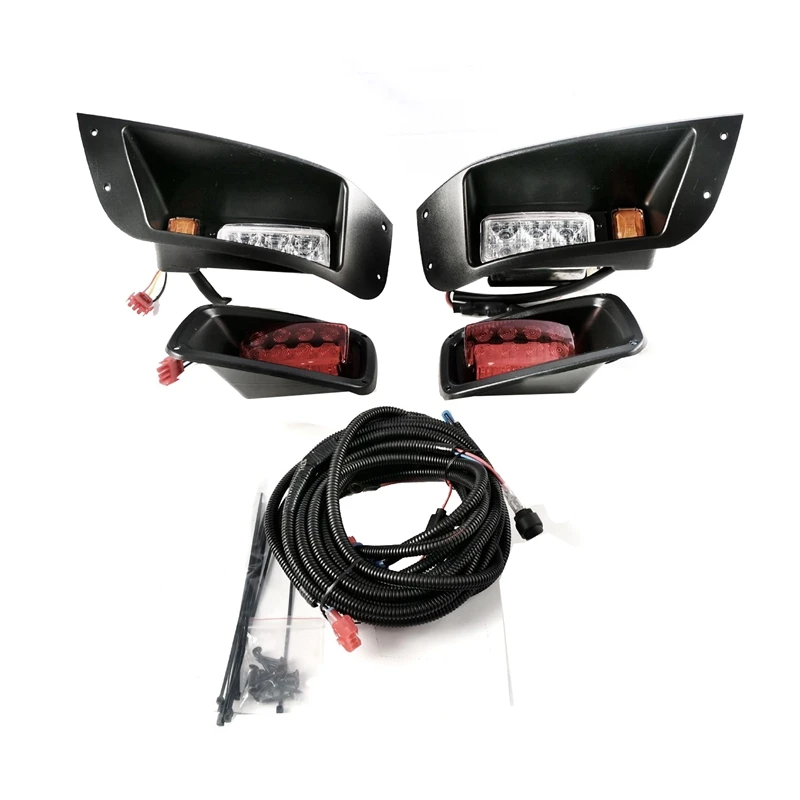 Golf Cart LED Headlight Plastic Golf Cart LED Headlight And Tail Light Kit For Club Car EZGO TXT Golf Cart Accessories
Golf Cart LED Headlight Plastic Golf Cart LED Headlight And Tail Light Kit For Club Car EZGO TXT Golf Cart Accessories