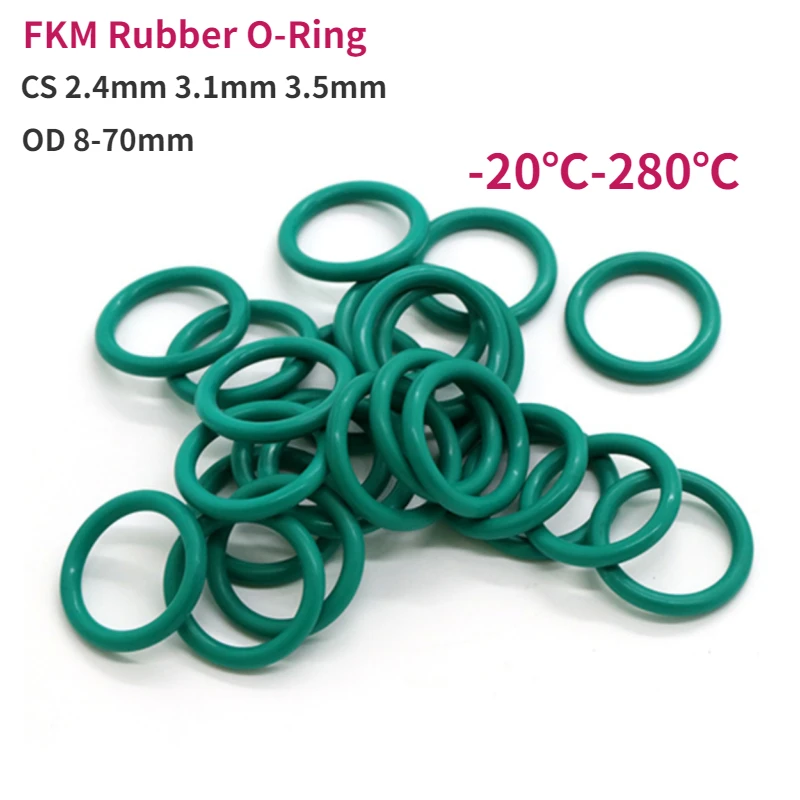 Зеленые уплотнительные кольца из ФКМ OD8-70 мм
Зеленые уплотнительные кольца из ФКМ OD8-70 мм