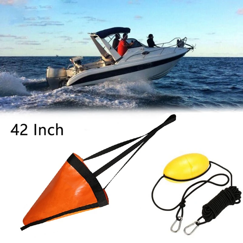 42 Inch Drift Sock Anchor Sea Boat Anchor Drogue Kayak Tow Rope Harness Kit for Lake River Ocean Anchoring Trolling Bag
42 Inch Drift Sock Anchor Sea Boat Anchor Drogue Kayak Tow Rope Harness Kit for Lake River Ocean Anchoring Trolling Bag