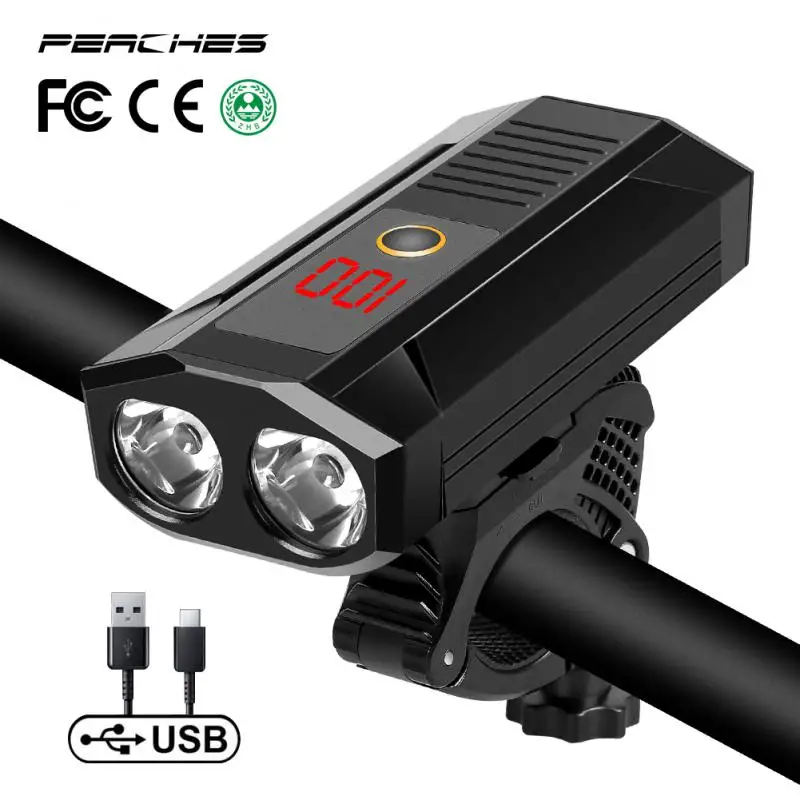 2000 Lumen Bike Front Light 5200mAh Type-C Rechargeable Bicycle Lantern MTB Bike Headlight T6 LED Cycling Flashlight Power Bank
2000 Lumen Bike Front Light 5200mAh Type-C Rechargeable Bicycle Lantern MTB Bike Headlight T6 LED Cycling Flashlight Power Bank