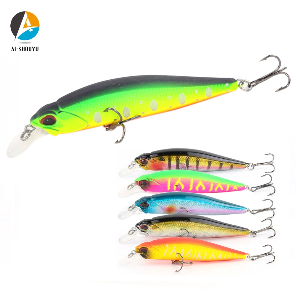 I-SHOUYU New Minnow Hard Fishing Lure 77mm/8.4g Suspending Hard Bait Bass Crankbaits Sea Wobbler Artificial Bait 3D Eyes Pesca
I-SHOUYU New Minnow Hard Fishing Lure 77mm/8.4g Suspending Hard Bait Bass Crankbaits Sea Wobbler Artificial Bait 3D Eyes Pesca