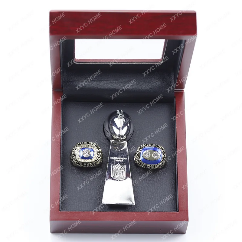 1972, 1973, кольцо для чемпионата Майами с дельфином, набор из 2 предметов с трофей
1972, 1973, кольцо для чемпионата Майами с дельфином, набор из 2 предметов с трофей