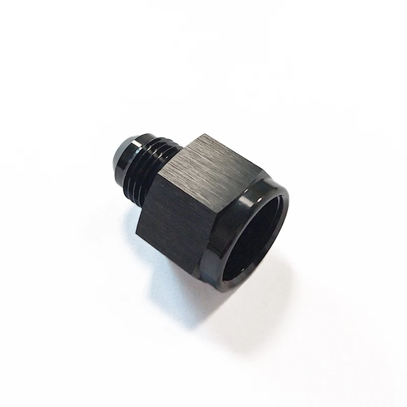AN10 Female To AN6 Male Reducer flare union fitting Aluminum Black 
AN10 Female To AN6 Male Reducer flare union fitting Aluminum Black