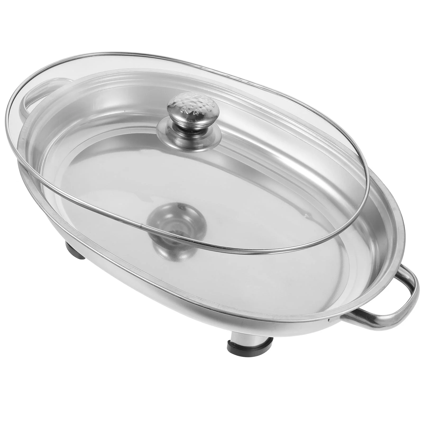 Buffet Foods Holder Stainless Steel Foods Tray Buffet Oval Tray with Lid Buffet Grilled Food Dish
Buffet Foods Holder Stainless Steel Foods Tray Buffet Oval Tray with Lid Buffet Grilled Food Dish