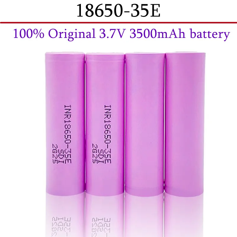 100% Original 2023New Bestselling 18650 3500Mah 25A Discharge INR18650 35E 1-100PCS 3.7V Li-Ion Oplaadbare Battery+Free Shipping
100% Original 2023New Bestselling 18650 3500Mah 25A Discharge INR18650 35E 1-100PCS 3.7V Li-Ion Oplaadbare Battery+Free Shipping