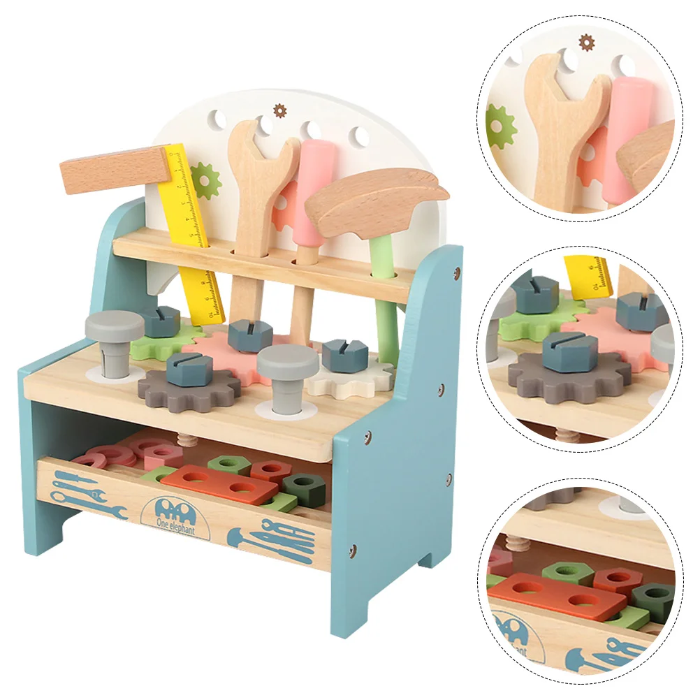 Wooden Construction Bench Toy Tool Table Toy Educational Toddler Work Bench Screw Plaything Assembly Nut Combination Kit Wooden
Wooden Construction Bench Toy Tool Table Toy Educational Toddler Work Bench Screw Plaything Assembly Nut Combination Kit Wooden
