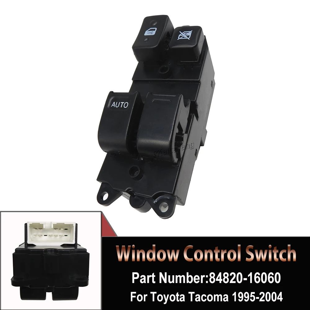 84820-10070 84820-16060 Auto Front Left Power Window Lifter Switch For Toyota Starlet Paseo Corolla Camry RAV4 Car styling
84820-10070 84820-16060 Auto Front Left Power Window Lifter Switch For Toyota Starlet Paseo Corolla Camry RAV4 Car styling