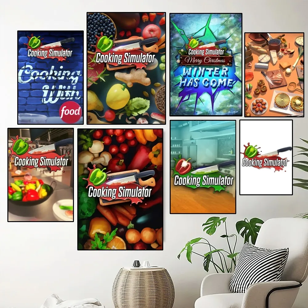 Game Cooking Simulator Poster Prints Bedroom Office Living Room Art Wall Painting Home Decoration Sticker
Game Cooking Simulator Poster Prints Bedroom Office Living Room Art Wall Painting Home Decoration Sticker