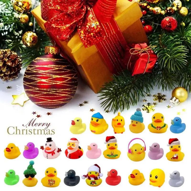 Christmas Advent Calendar Rubber Duck Countdown Bath Toy Set Different Ducks Toys Gifts For Boys Girls Child Families Teens
Christmas Advent Calendar Rubber Duck Countdown Bath Toy Set Different Ducks Toys Gifts For Boys Girls Child Families Teens