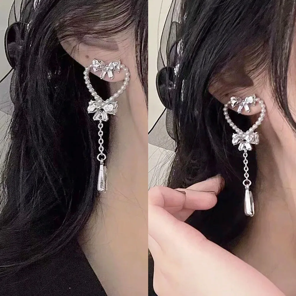 Simple Imitation Pearl Love Heart Earrings For Female Temperament Stud Earrings 2022 Trendy Elegant Fashion Wedding Jewelry
Simple Imitation Pearl Love Heart Earrings For Female Temperament Stud Earrings 2022 Trendy Elegant Fashion Wedding Jewelry