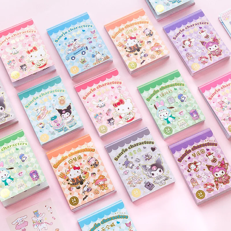 24Sheets Kawaii Anime Sanrio Stickers Cartoon Decals Kids Toy DIY Diary Suitcase Scrapbook Laptop Bike Sticker
24Sheets Kawaii Anime Sanrio Stickers Cartoon Decals Kids Toy DIY Diary Suitcase Scrapbook Laptop Bike Sticker