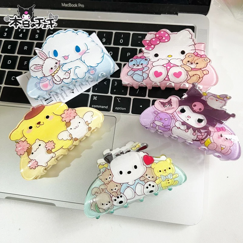 Kawaii Sanrio Kuromi детская заколка для волос в стиле аниме милая Заколка-зажим для головных уборов аксессуары детские игрушки для девочек Подарки
Kawaii Sanrio Kuromi детская заколка для волос в стиле аниме милая Заколка-зажим для головных уборов аксессуары детские игрушки для девочек Подарки
