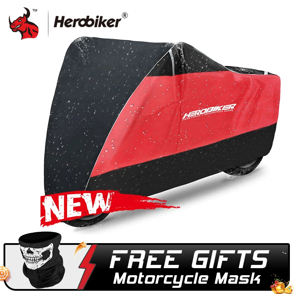 HEROBIKER чехол для мотоцикла, всесезонный водонепроницаемый пылезащитный УФ-защитный чехол для улицы, дома, скутера, мотоцикла, дождевик
HEROBIKER чехол для мотоцикла, всесезонный водонепроницаемый пылезащитный УФ-защитный чехол для улицы, дома, скутера, мотоцикла, дождевик