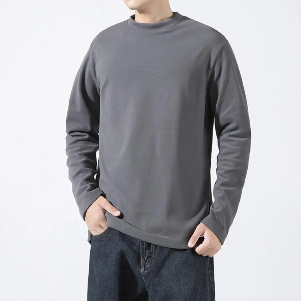 Spring T-shirt Double-sided Fleece Men T-shirt Half High Collar Autumn T-shirt
Spring T-shirt Double-sided Fleece Men T-shirt Half High Collar Autumn T-shirt