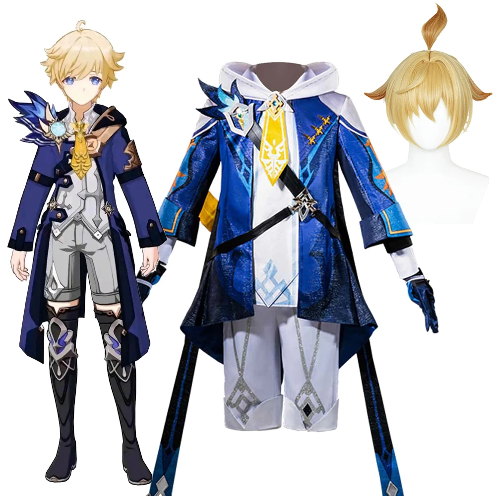 Mika Cosplay Men Costume Wig Anime Game Genshin Impact Halloween Carnival Clothes Hair For Man Disguise Role Play
Mika Cosplay Men Costume Wig Anime Game Genshin Impact Halloween Carnival Clothes Hair For Man Disguise Role Play
