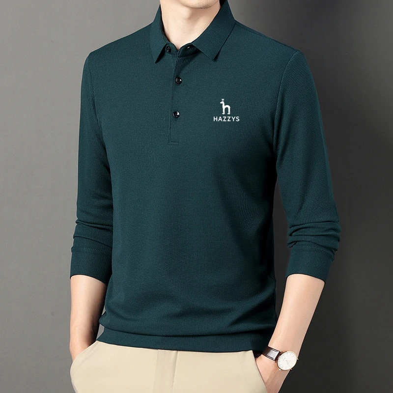 Hazzys 2023 Long sleeved Summer Autumn Mens Polo Shirts Luxury Loose Lapels Business Casual Thin Male Tops Fashion Man Tees 4XL
Hazzys 2023 Long sleeved Summer Autumn Mens Polo Shirts Luxury Loose Lapels Business Casual Thin Male Tops Fashion Man Tees 4XL