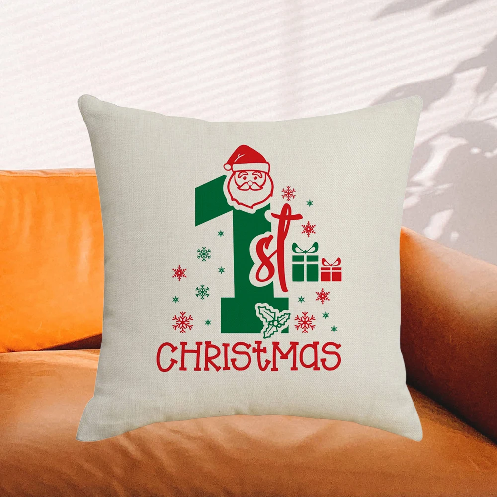 Новогодние подарки, детская Наволочка на подушку в стиле первого Рождества, женское украшение для дома 2023, рождественские и рождественские ...
Новогодние подарки, детская Наволочка на подушку в стиле первого Рождества, женское украшение для дома 2023, рождественские и рождественские ...