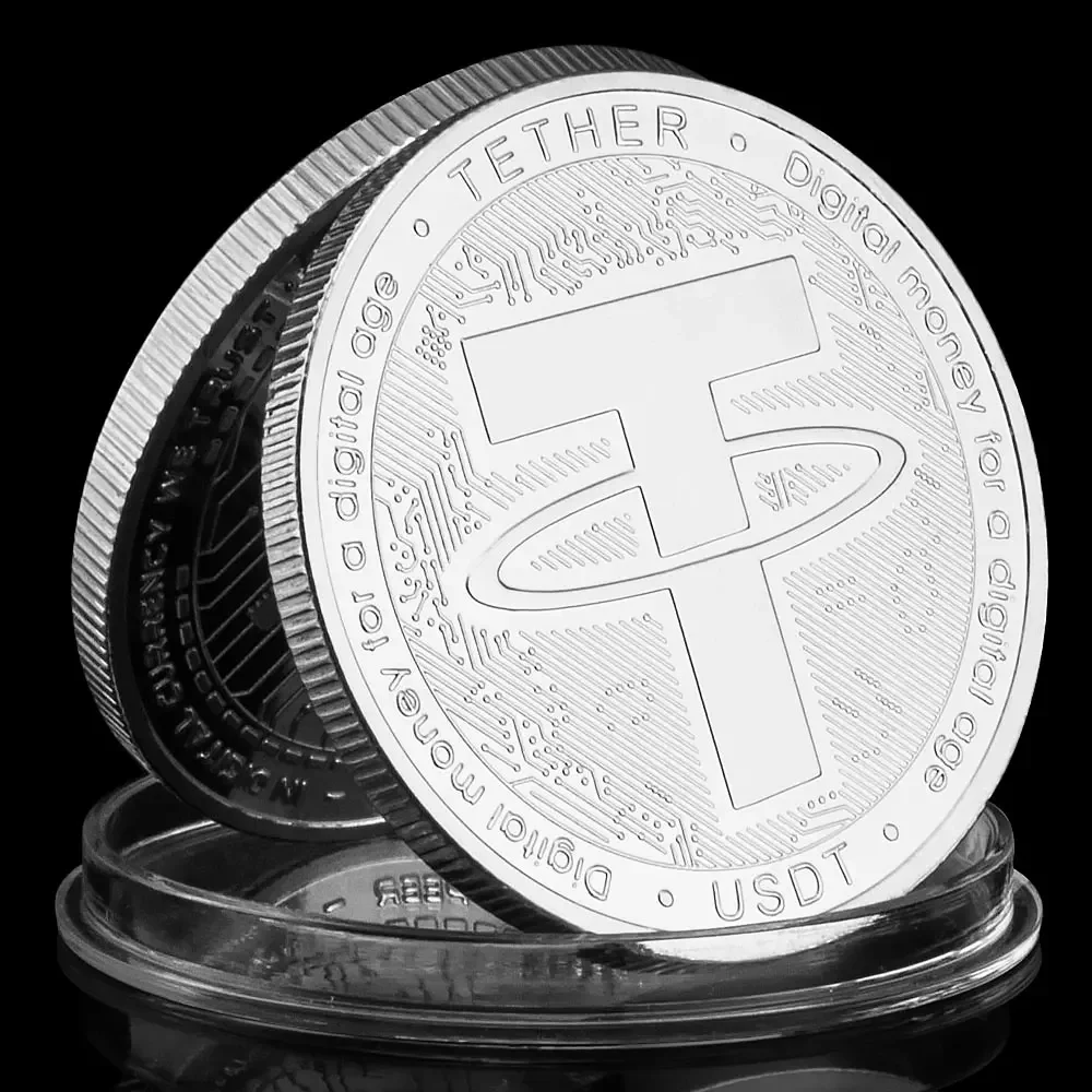 Криптовалютная монета Tether USD
Криптовалютная монета Tether USD