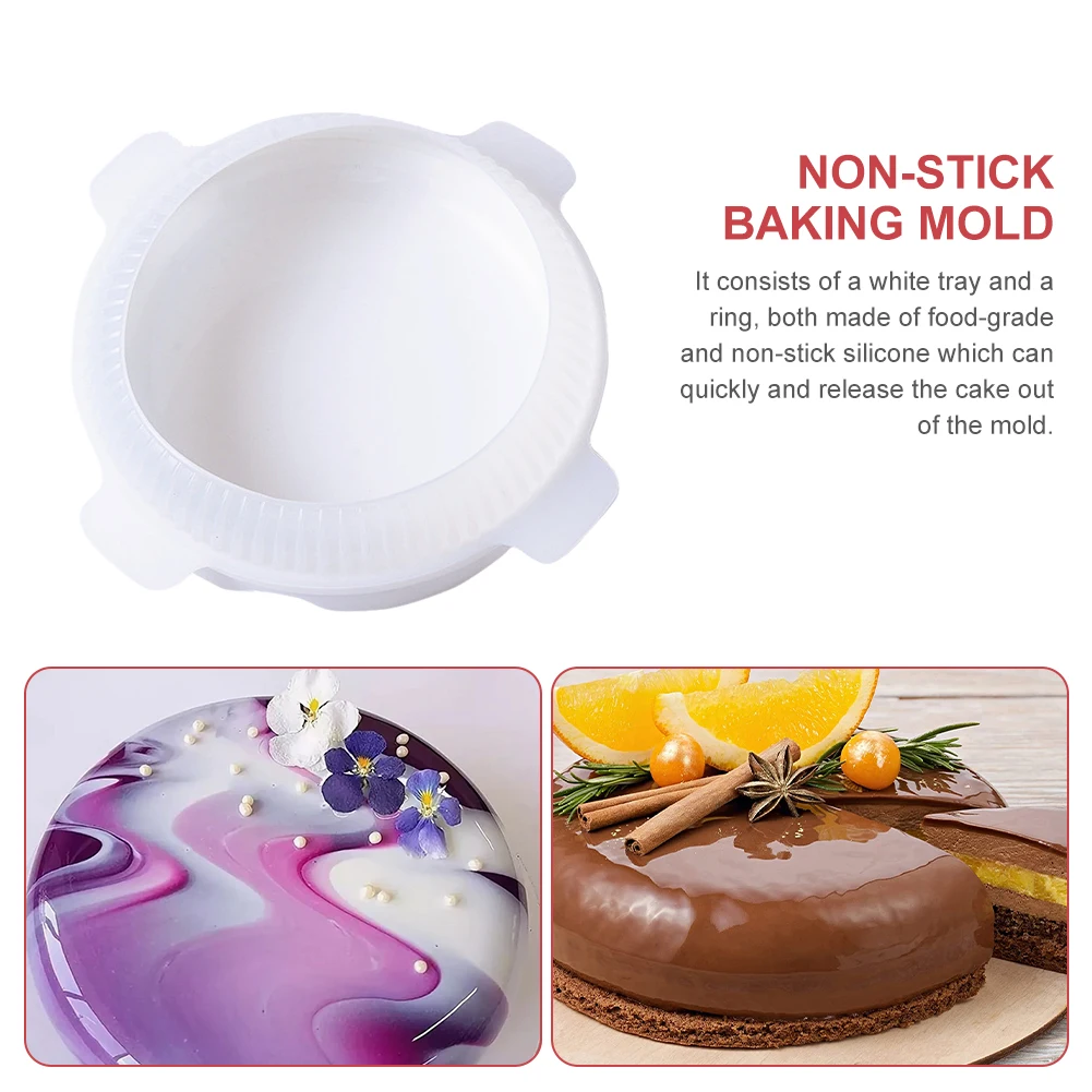 1Set Round Eclipse Silicone Cake Mold Non-Stick Baking Tray for Mousses Ice Cream Chiffon Bakeware Cake Decorating Baking Tools
1Set Round Eclipse Silicone Cake Mold Non-Stick Baking Tray for Mousses Ice Cream Chiffon Bakeware Cake Decorating Baking Tools