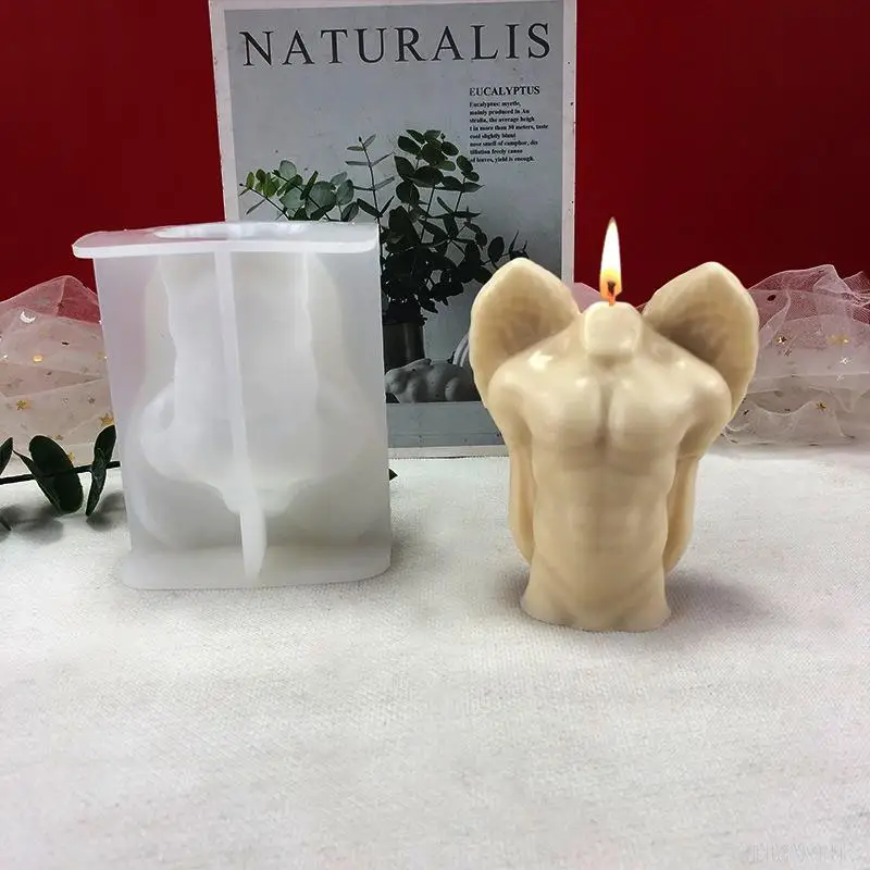 Exquisite Male Female Torso With Wings 3D Silicone Mold Candle Mold Crystal Drop Glue Cake Mold Winged Goddess Angel Decor
Exquisite Male Female Torso With Wings 3D Silicone Mold Candle Mold Crystal Drop Glue Cake Mold Winged Goddess Angel Decor