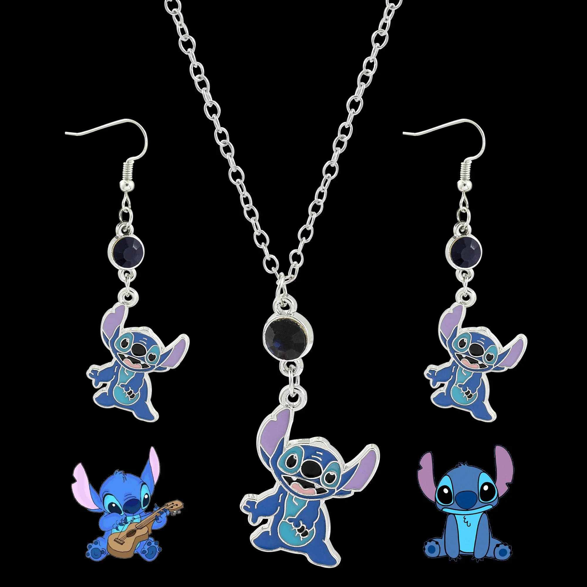 Disney Sci-fi Animated Film Lilo & Stitch Necklace Cute Cartoon Stitch Enamel Pendant Necklaces For Women Jewellery Gifts
Disney Sci-fi Animated Film Lilo & Stitch Necklace Cute Cartoon Stitch Enamel Pendant Necklaces For Women Jewellery Gifts