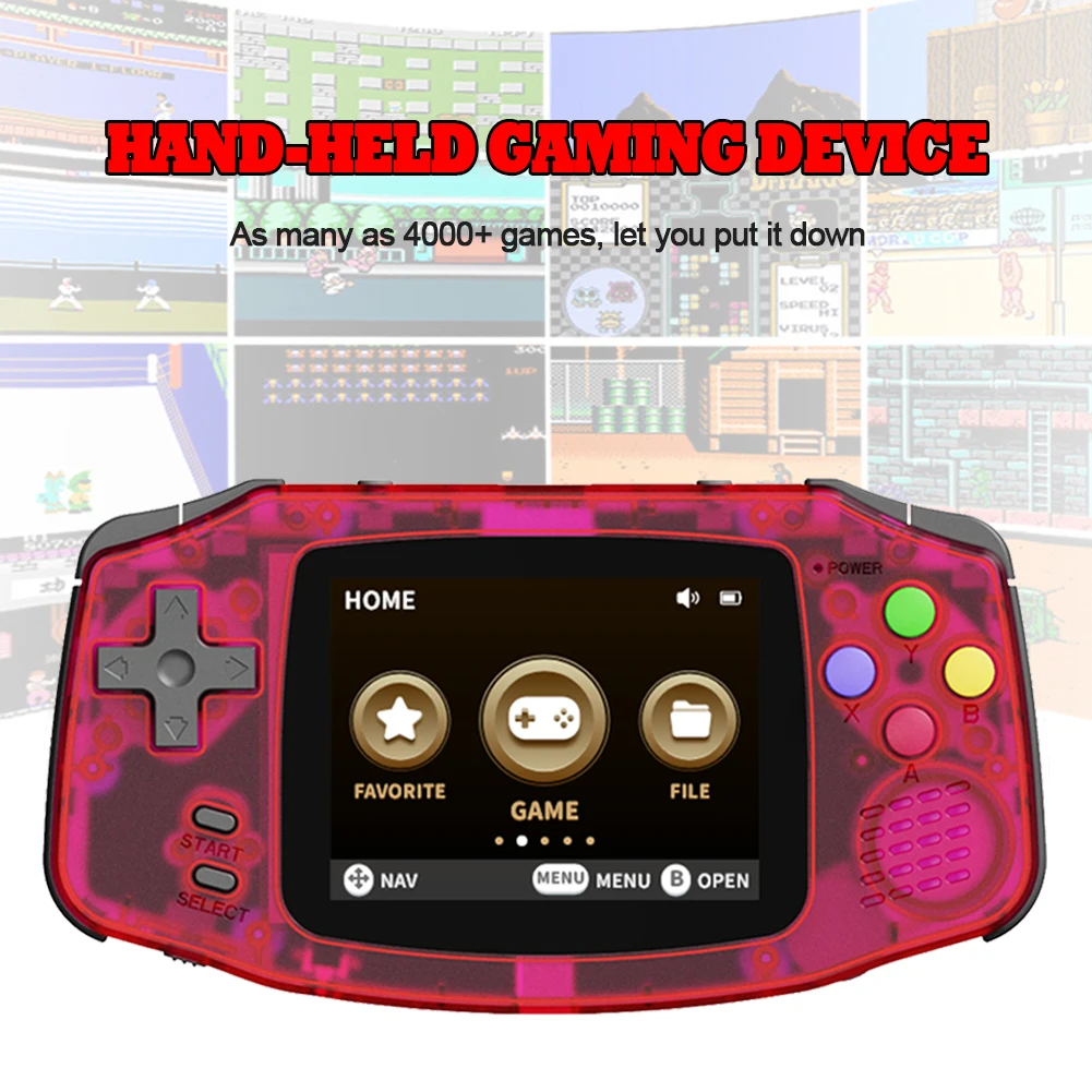 Портативная игровая консоль A30, 2,8 дюймов, IPS HD экран, Портативный Классический игровой плеер со встроенными 4000 + играми для PS GBA
Портативная игровая консоль A30, 2,8 дюймов, IPS HD экран, Портативный Классический игровой плеер со встроенными 4000 + играми для PS GBA