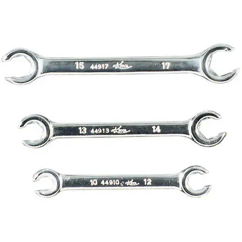KTI Wrench Set, Flare Nut, 3-Piece, MetricCar Repair Tool Universal Wrench Tool for Car Repair Set of Wrenches
KTI Wrench Set, Flare Nut, 3-Piece, MetricCar Repair Tool Universal Wrench Tool for Car Repair Set of Wrenches