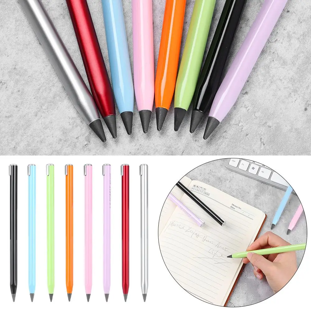 Multi-color Metal Penholder School Supplies Office Stationery Inkless Pen HB Eternal Pencil No Ink Unlimited Writing
Multi-color Metal Penholder School Supplies Office Stationery Inkless Pen HB Eternal Pencil No Ink Unlimited Writing