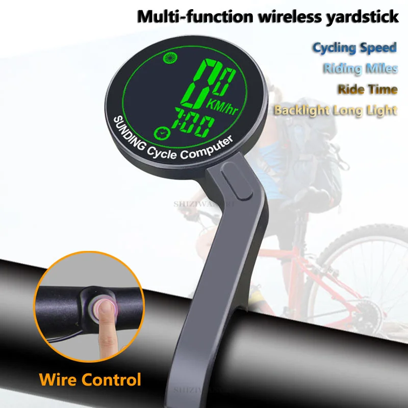 Wireless Bike Computer Waterproof Bicycle Odometer Multi Functional LCD Screen Cycling Speedometer Mountain Bike Speedo Meter
Wireless Bike Computer Waterproof Bicycle Odometer Multi Functional LCD Screen Cycling Speedometer Mountain Bike Speedo Meter