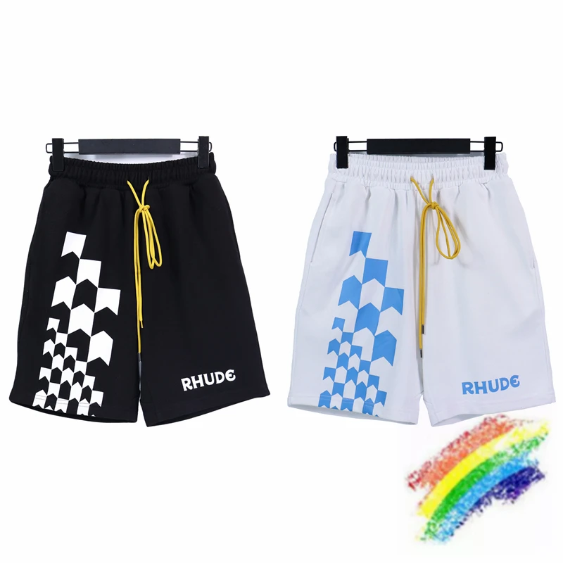 Checkerboard Print Rhude Shorts Men Women Back Pocket Drawstring Breeches Inside Tags
Checkerboard Print Rhude Shorts Men Women Back Pocket Drawstring Breeches Inside Tags