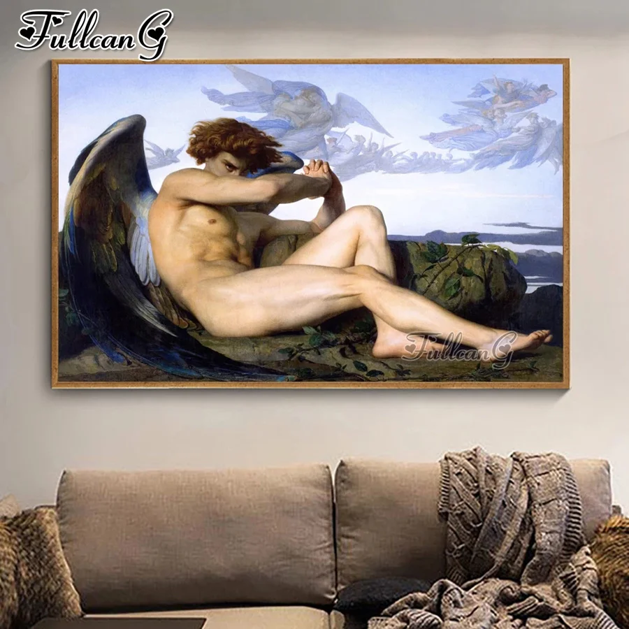 FULLCANG Famous Fallen Angel 5d diy diamond painting full square round drill rhinestone embroidery sale home decor FG0835
FULLCANG Famous Fallen Angel 5d diy diamond painting full square round drill rhinestone embroidery sale home decor FG0835